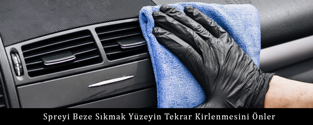 Spreyi Beze Sıkmak Yüzeyin Tekrar Kirlenmesini Önler