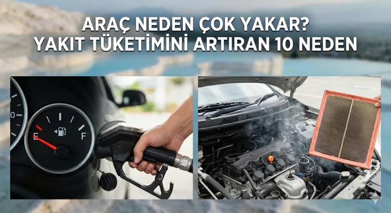 Araç Neden Çok Yakar? Yakıt Tüketimini Artıran 10 Önemli Faktör