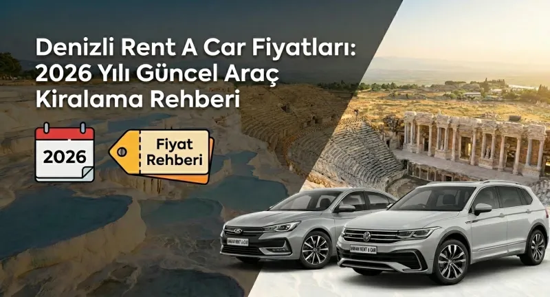 Denizli Rent A Car Fiyatları: 2026 Yılı Güncel Araç Kiralama Rehberi